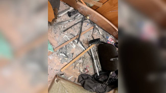 Появилось ещё одно видео с места падения дрона на Левом берегу Воронежа