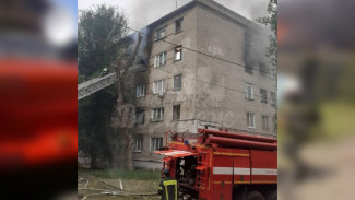 Общежитие загорелось на Левом берегу Воронежа