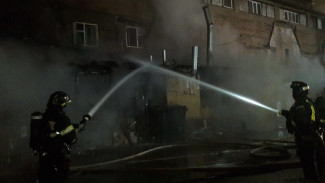 На складе в Воронежской области рухнула кровля из-за пожара