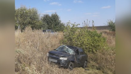 Легковушка опрокинулась в Воронежской области: водитель погиб