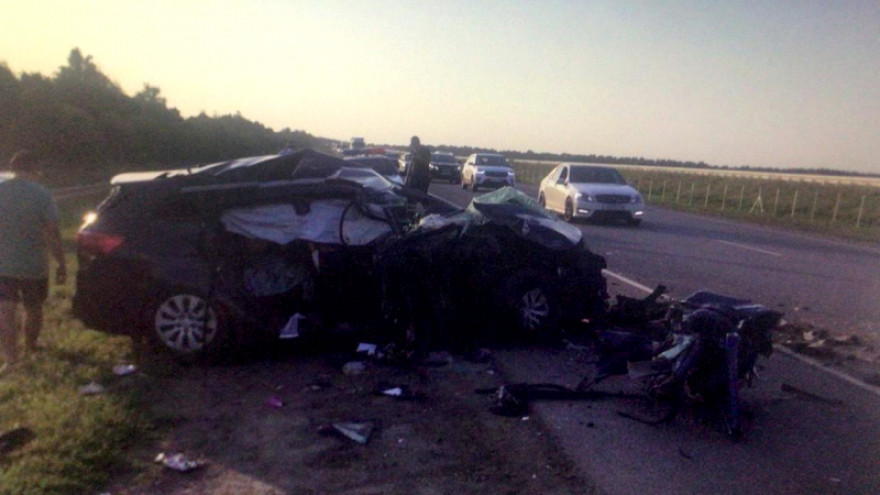 В страшном ДТП на воронежском участке трассы М-4 «Дон» пострадали 6 человек