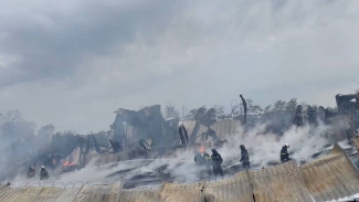 Пожарные потушили огонь на складе промзоны в Воронеже спустя почти 5 часов