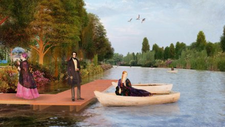 Жителям воронежского Калача показали, как будет выглядеть обновлённый парк на берегу реки