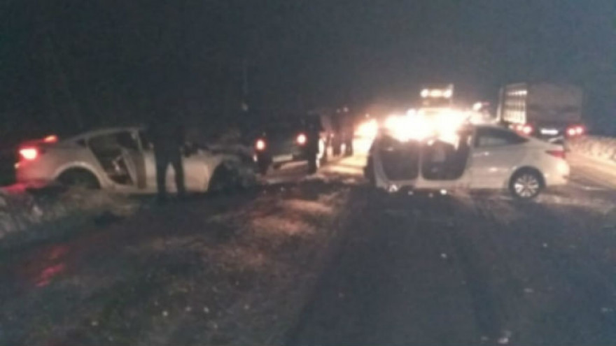 На воронежской трассе в лобовом ДТП 2 человека погибли и 5 пострадали