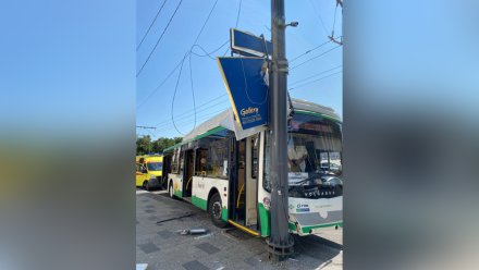 Воронежский перевозчик рассказал о графике водителя врезавшегося в столб автобуса №5А