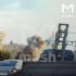 Воронежцы сняли на видео момент падения беспилотника на 5-этажку в центре города