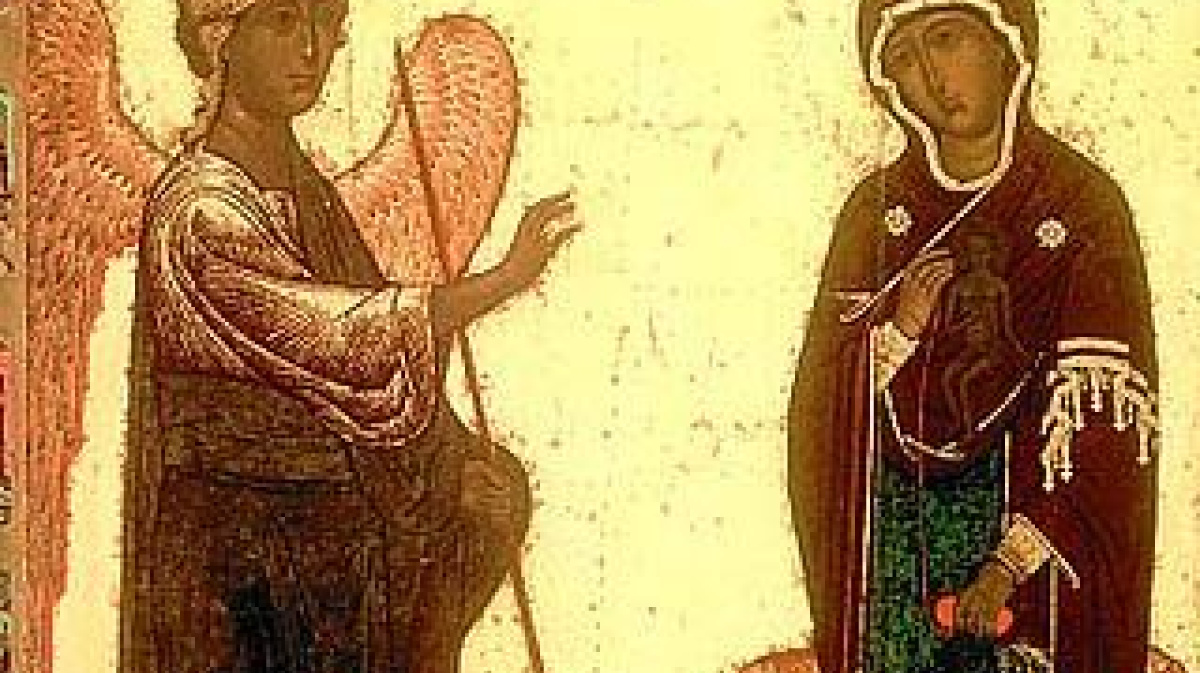 Икона Устюжское Благовещение. Устюжское Благовещение. Икона Богородицы «Благовещение» Устюжская.