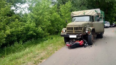 Воронежский СК возбудил уголовное дело после гибели 14-летнего байкера в ДТП с грузовиком