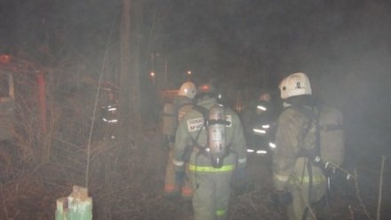 В Воронеже во время пожара в подвале многоквартирного дома пострадал мужчина