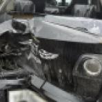 Автобус врезался в Mazda в пробке на Остужевском кольце в Воронеже