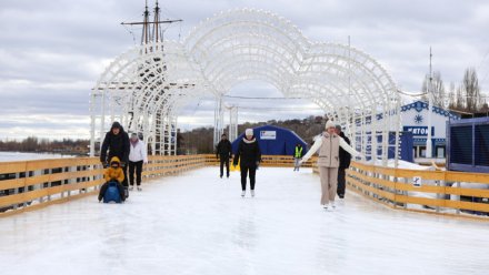 Парковка и большой каток появятся на Петровской набережной в Воронеже
