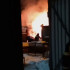 Огонь вспыхнул на строительной площадке в Воронеже
