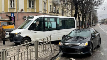 В Воронеже 2 пассажирки пострадали при резком торможении автобуса