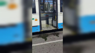 Автобус с пассажирами залило кипящим тосолом на остановке в Воронеже