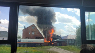 В Новой Усмани загорелся гараж: пострадал хозяин