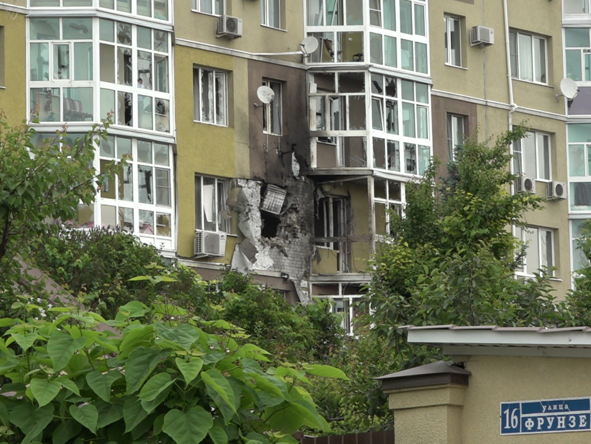 Появилось видео падения и взрыва БПЛА в центре Воронежа – Новости Воронежа  и Воронежской области – Вести Воронеж