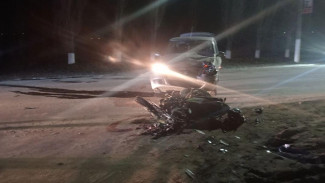 Подросток на мотоцикле попал в ДТП в Воронежской области