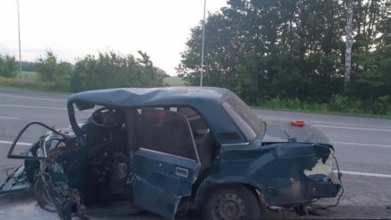В Воронежской области в лобовом столкновении погиб мужчина и пострадали 4 человека
