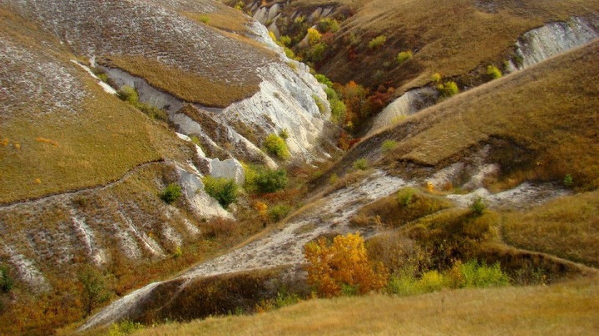 Меловой каньон Дивногорье