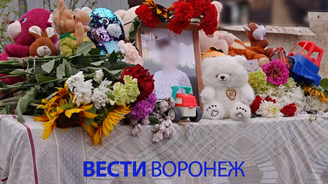 Появилось фото стихийного мемориала на месте гибели малыша при атаке ВСУ под Воронежем