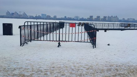 На воронежской набережной закрыли разваливающийся парящий мост