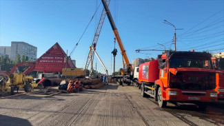 В Воронеже 26 мая откроют движение на месте коммунальной аварии на МП