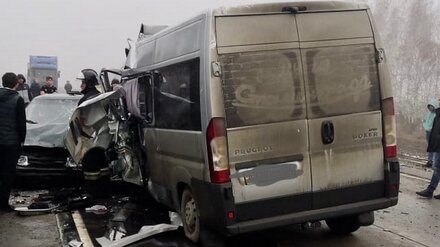 Полиция показала фото последствий ДТП с 5 погибшими на воронежской трассе