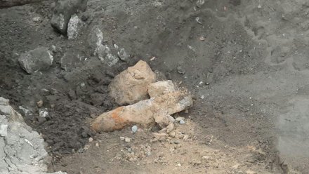 В Воронеже у торгового центра нашли бомбу времён войны
