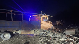 Под Воронежем после столкновения с грузовиком погиб водитель Audi