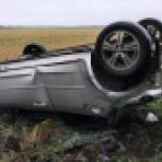 15-летний водитель перевернулся на Ford в Воронежской области