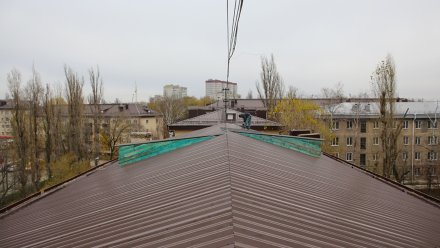 Мэр Воронежа: в повреждённой огнём 4-этажке приступили к завершению ремонта кровли