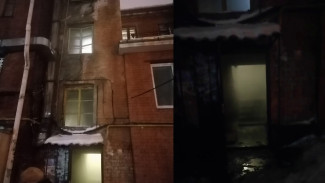 Пятиэтажку в центре Воронежа залило кипятком