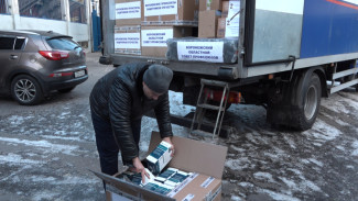 Совет профсоюзов Воронежской области отправил больше двух тонн груза для помощи военным