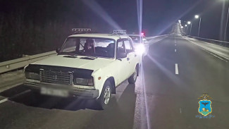Белгородская полиция показала на видео пьяного автомобилиста из Воронежской области