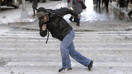 Число пострадавших из-за гололёда воронежцев за неделю выросло в 1,5 раза