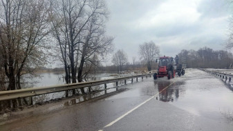 В Воронежской области продолжило снижаться число затопленных из-за паводка мостов