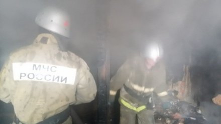 В Воронежской области загорелось зернохранилище