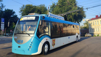 В Воронеже на два маршрута вышли белгородские троллейбусы
