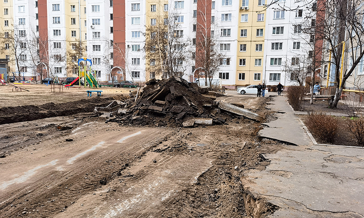 В Воронеже началось масштабное благоустройство дворов – Новости Воронежа и  Воронежской области – Вести Воронеж