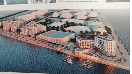 Воронежцам показали проект части третьей очереди Петровской набережной