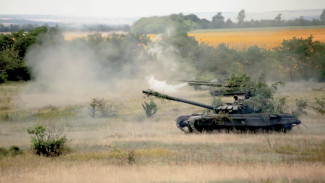 В Воронежской области прошли громкие учения мотострелков и танкистов