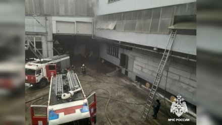 Завод «Янтарь» загорелся в Воронеже