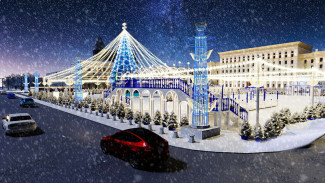 Воронежцы предпочли отдать мобилизованным выделенные 65 млн на новогоднее украшение площади