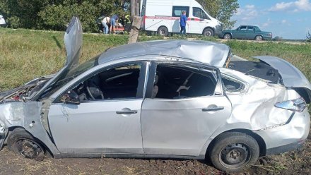 Водитель иномарки умер в скорой после ДТП с опорой ЛЭП в Воронежской области