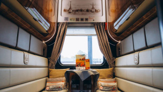  Появились фото обновлённых вагонов из поезда Воронеж – Москва 