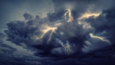 Воронежские синоптики объявят жёлтый уровень опасности из-за гроз и сильного ветра