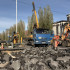 В Воронеже кольцевой перекрёсток на МП перекрыли из-за коммунальной аварии