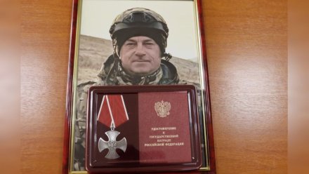 В Воронежской области участника СВО посмертно наградили орденом Мужества