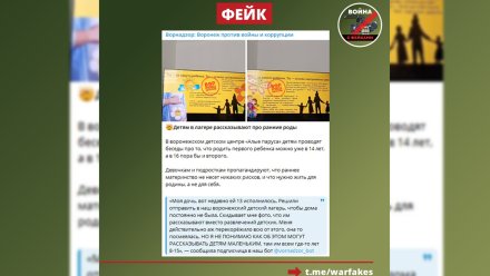 Воронежские власти назвали сообщения о советах рожать в подростковом возрасте фейком
