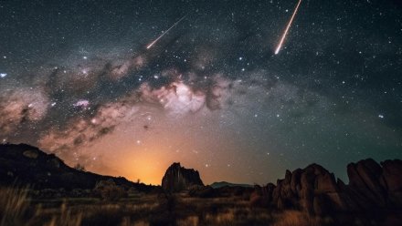 Первый звездопад года увидят воронежцы на апрельском небе